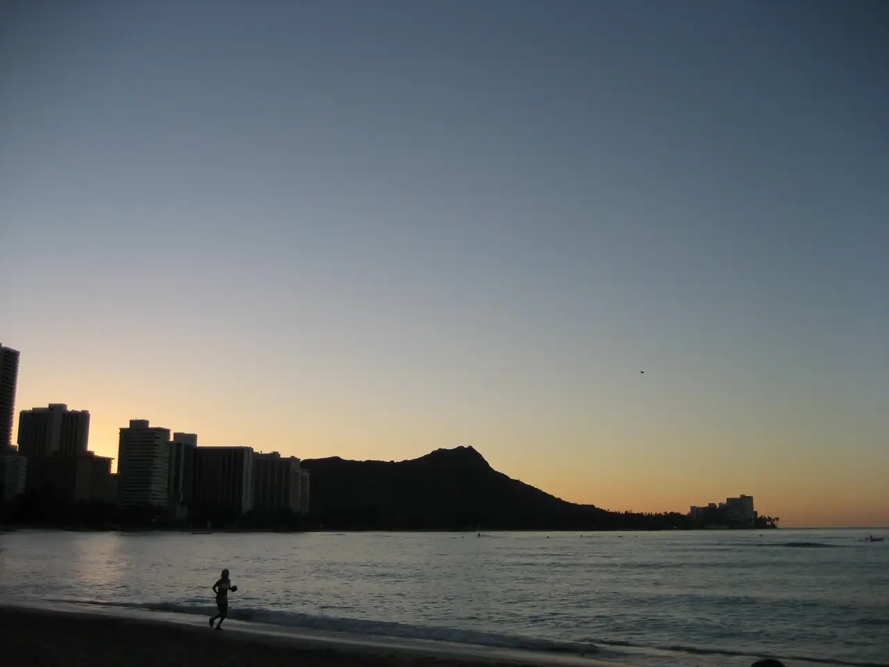 Diamond Head at dawn
